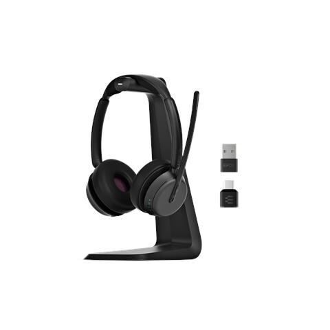 IMPACT 1000 MS UC ANC WL USB-C+A Stand Auricolare Wireless A Padiglione Ufficio USB tipo-C Bluetooth Base di ricarica Nero - Foto 14