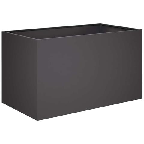 Vaso da giardino Nero 100 x 50 x 50 cm - Foto 1