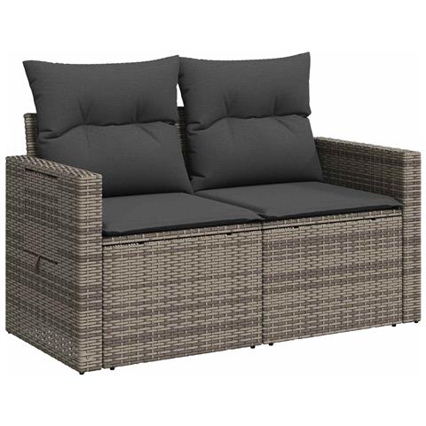 Set di divani 6 pz Grigio e Grigio Scuro - Foto 2