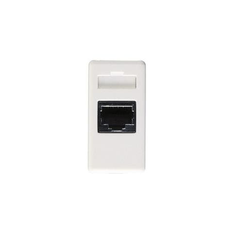 Porta Rj11 Telefonica Connettore Telefono Bianco System Gw20251 - Foto 1