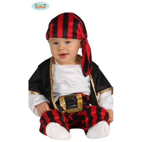 Costume Da Pirata Per Neonato - Taglia 64/88 Cm Dai 6 Ai 12 Mesi - Foto 1