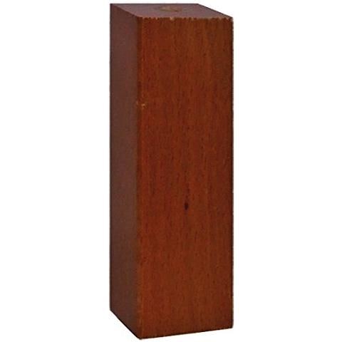 19940898 Piedino quadro in legno serie "Design" - Ø 50x50 - H. 150 mm. - noce - Foto 1