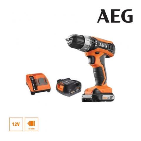 Impatto Trapano Aeg 12v Commerciante Gen Iii Bsb12g3li-202c - 2 Batterie 2.0ah - 1 Caricabatterie - Foto 2