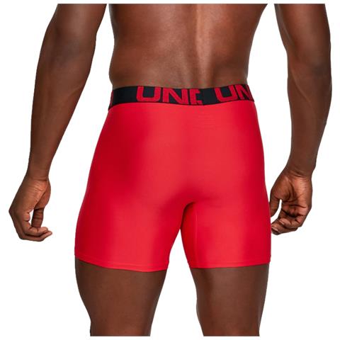 Tech 6in 2pack Boxer 1327415-600, Uomo, Rosso, Boxer, Numero: S - Foto 2