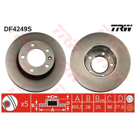 Disco Freno Df4249s Unitai - Foto 2