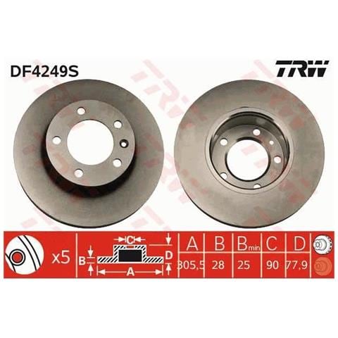 Disco Freno Df4249s Unitai - Foto 1