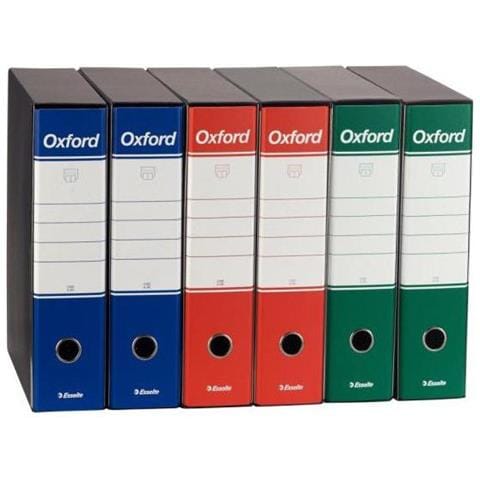 Registratore Oxford Modello Protocollo Dorso 8,0 Cm Colore Blu - Foto 2