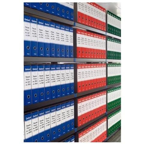 Registratore Oxford Modello Protocollo Dorso 8,0 Cm Colore Blu - Foto 3