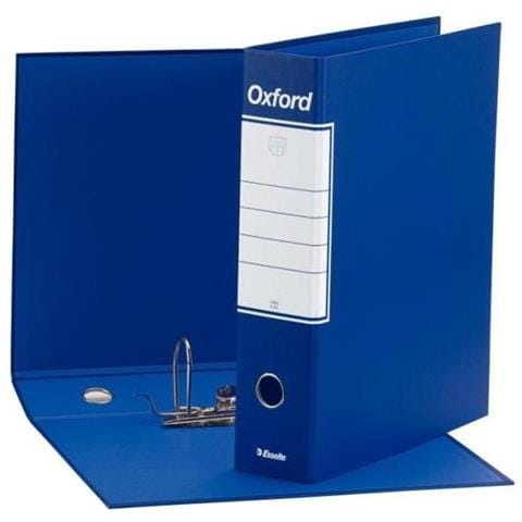 Registratore Oxford Modello Protocollo Dorso 8,0 Cm Colore Blu - Foto 1