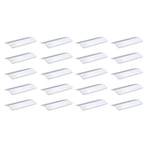 9162762 Set Di 20 Maniglie Adesive Per Mobile, Grigio, Longueur 126mm - Foto 1