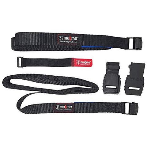 2 Cambuckle Cinghie Caricare La Cinghia Bike Rack Surf Consiglio Moto Auto Kayak E Veicoli Strumenti Regolabili E Heavy-duty Belt Cavi Reggiatrici Merci E Veicoli Allacciatura Fibbie 3m - Foto 2