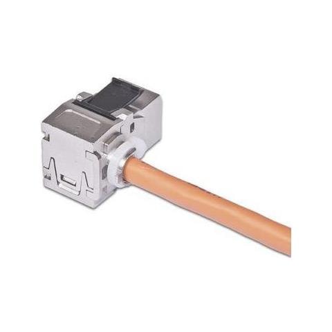 Wirewin Wks Jack Kat6a Stp 90 - Abgewinkelt - Silber - Rj-45 - Weiblich - 10gbase-t - Cat6a (wks Jack Kat6a Stp 90)  - Foto 1