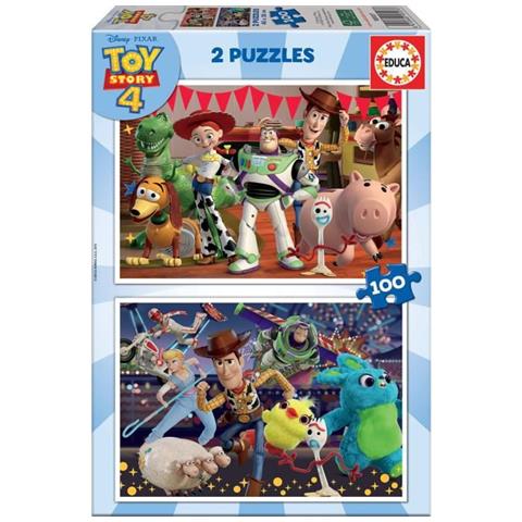 Puzzle Toy Story 4 2x100 - Foto 1