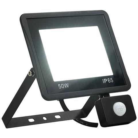 Faretto A Led Con Sensore 50 W Bianco Freddo - Foto 1