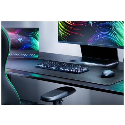 Rz03-04370400-r3g1 Tastiera Usb + Rf Wireless + Bluetooth Qwerty Tedesco Nero - Foto 2