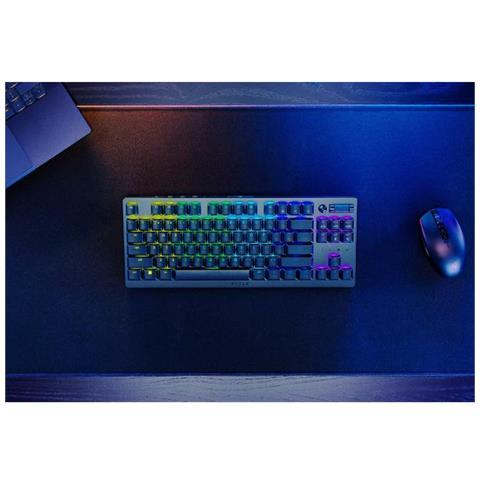 Rz03-04370400-r3g1 Tastiera Usb + Rf Wireless + Bluetooth Qwerty Tedesco Nero - Foto 3