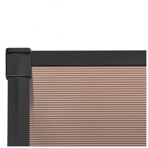 Tettoia per Porta Nera 122x90 cm in Policarbonato - Foto 6