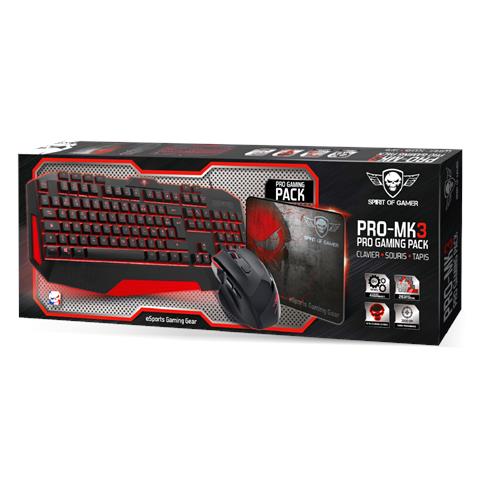Pro MK3 tastiera Mouse incluso Gaming USB AZERTY Nero - Foto 2