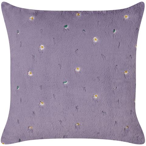 Set Di 2 Cuscini Lavatera 45 X 45 Cm Viola Trama Floreale - Foto 7