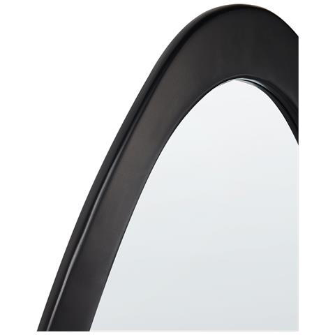Specchio Blet 80 Cm 180 Cm Legno Di Paulownia Nero - Foto 2