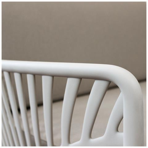 Ash - Salotto Con Divano 3 Posti Da Giardino In Polipropilene - Foto 2