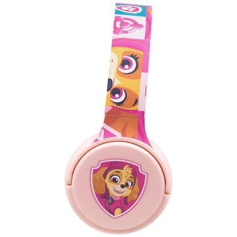 Cuffie Bluetooth Per Bambini Modello Skye Paw Patrol Autonomia 20 Ore, Rosa - Foto 2