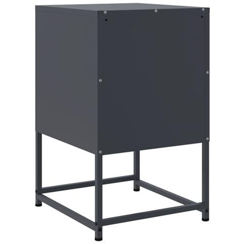 Comodini 2 Pz Antracite 36x39x60,5 Cm In Acciaio - Foto 2