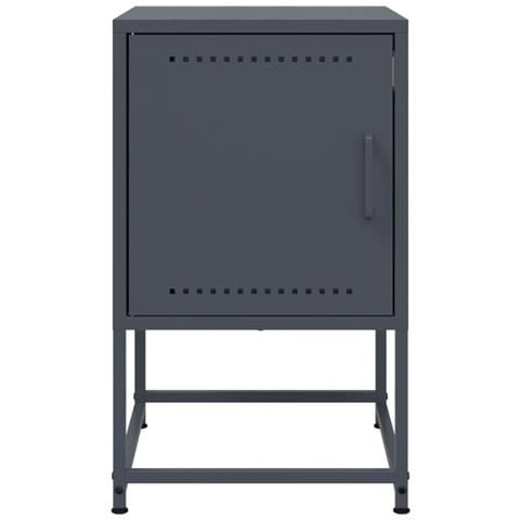 Comodini 2 Pz Antracite 36x39x60,5 Cm In Acciaio - Foto 10