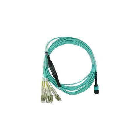 Sfp6141eu10mkb Cavo A Fibre Ottiche 10 M Mtp /upc 4x Lc /upc Om3 Colore Menta - Foto 1