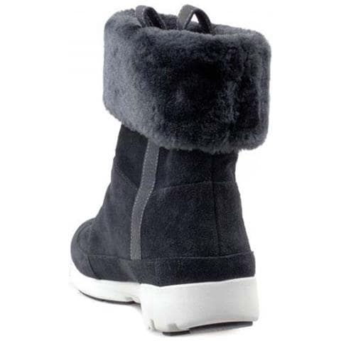 Donna Tri Attract Stivali Isolati In Pelle Blu Navy 37 - Foto 3