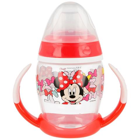 Tazza Da Viaggio Originale Minnie Da 250 Ml In Plastica Per Bambini, Facile Da Lavare E Riutilizzabile, Con Ugello E Manici Facili Da Usare. - Foto 1
