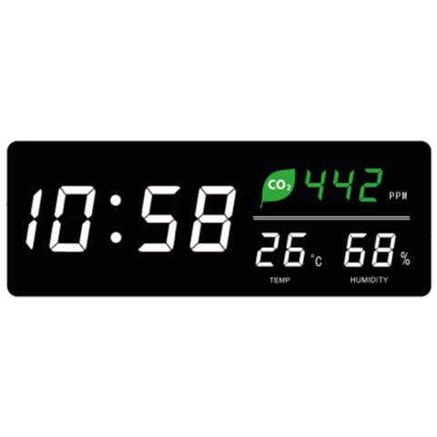 Orologio Digitale A Led Con Sensore Di Co2 - Foto 1