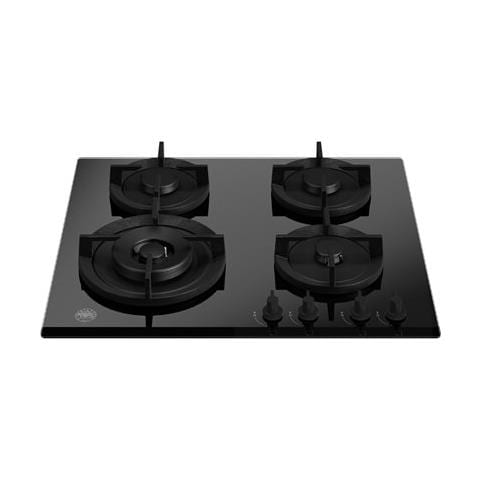 Piano Cottura P604LMODGNE a Gas 4 Zone Cottura da 60 cm Colore Nero - Foto 1