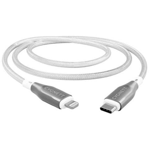 Cavo Da Lightning A Usb-c 30w Armoured Serie Di Ricarica E Sincronizzazione 2m, Bianco - Foto 2