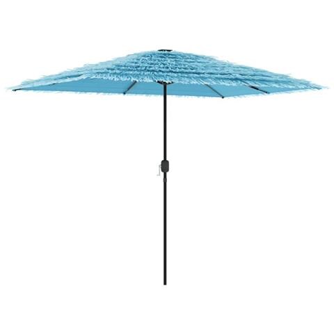 Ombrellone Giardino Con Palo In Acciaio Blu 300x200x250 Cm - Foto 2