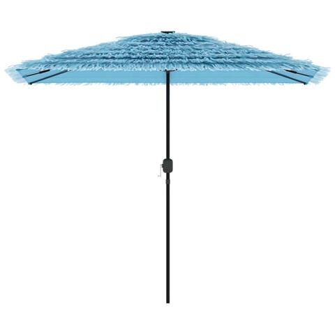 Ombrellone Giardino Con Palo In Acciaio Blu 300x200x250 Cm - Foto 3