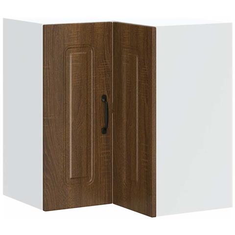 Pensile Da Cucina Ad Angolo Kalmar Rovere Marrone In Truciolato - Foto 2