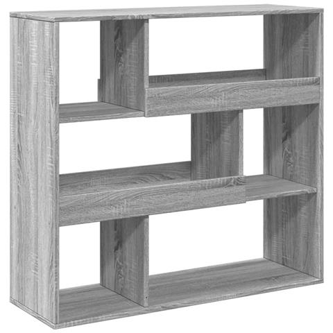 Libreria Grigio Sonoma 100x33x94,5 Cm In Truciolato - Foto 2