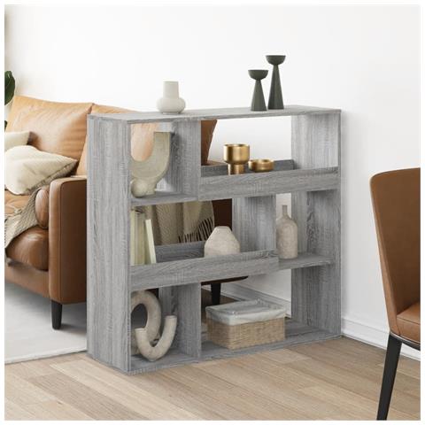 Libreria Grigio Sonoma 100x33x94,5 Cm In Truciolato - Foto 1