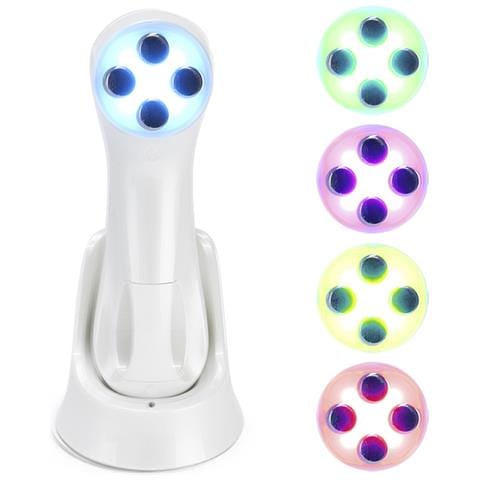 Sistema Di Bellezza Multifunzionale Per La Cura Della Pelle, Trattamento Con Luce Led, Rf E Massaggiatore. - Foto 2