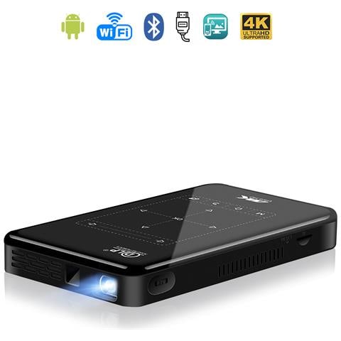 Mini Videoproiettore Portatile Led P09 Ii, Dlp. Android 9.0, Wi-fi, Pannello Touch. Batteria Ricaricabile. Clonazione Schermo. Netflix, Youtube, Ecc. 14,5x8x1,75 Cm. Colore Nero - Foto 1