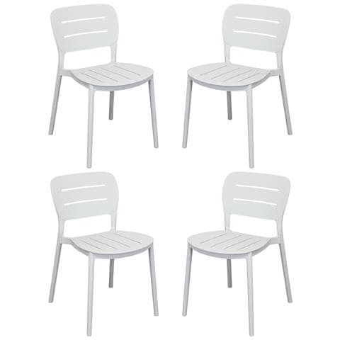 Hazel - Set 4 Sedie In Polipropilene Impilabili - Foto 1