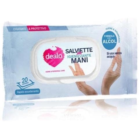 Dealo Salviette Igienizzanti Alcool 20Pz C /Placchetta - Foto 1