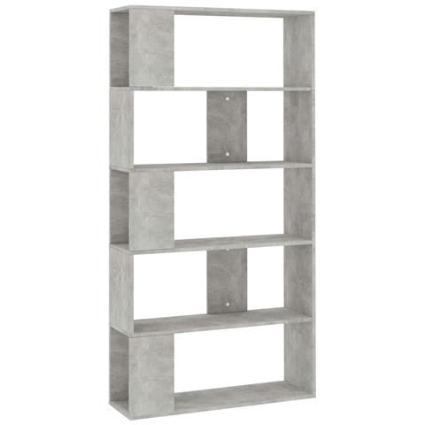 Libreria /divisorio Grigio Cemento 80x24x159cm Legno Ingegnerizzato - Foto 1