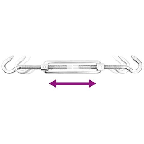 Set Accessori Per Vela Parasole 9 Pz In Acciaio Inossidabile - Foto 1