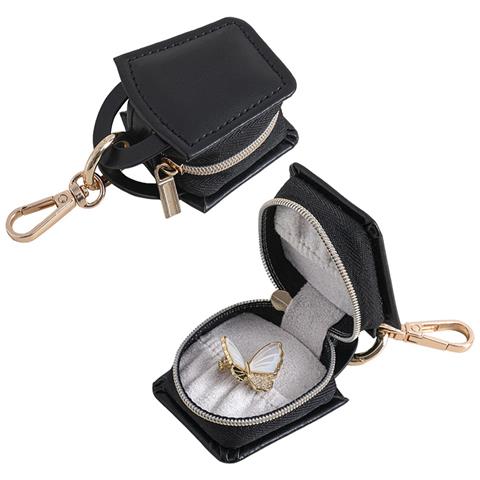 Portagioie Da Viaggio Compatto - Organizer Portatile Ed Elegante Black - Foto 1