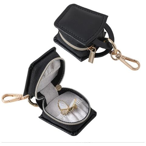 Portagioie Da Viaggio Compatto - Organizer Portatile Ed Elegante Black - Foto 2
