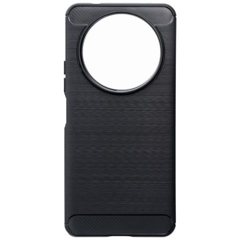 Custodia B-case Tpu Silicone Cover Case Per Realme 12 Plus 5g Carbon Metal Black - Foto 2
