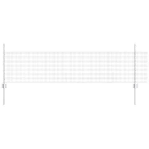 Recinzione in Filo Saldato con 22 Pali U Argentati 0.5x50 m Acciaio - Foto 1