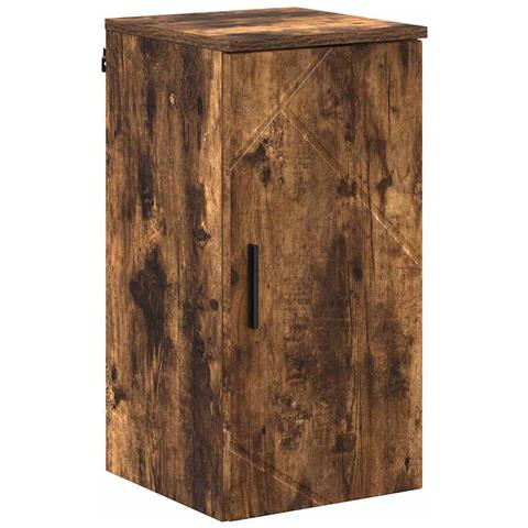 Set di mobili per il bagno 5 pcs Rovere fumo 30 x 35 x 192 cm - Foto 9